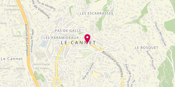 Plan de PARETTI Geneviève, 19 Boulevard Sadi Carnot, 06110 Le Cannet