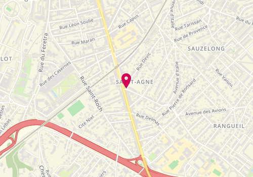 Plan de TRINQUIE-BOYER Véronique, 1 Avenue de Rangueil, 31400 Toulouse