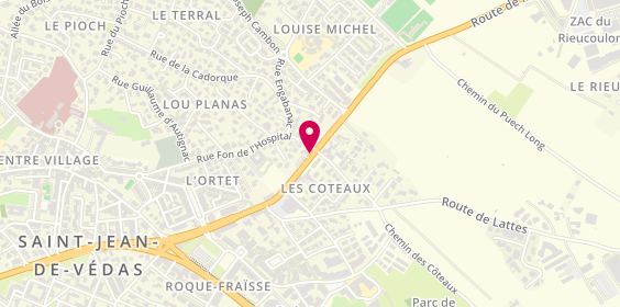 Plan de MAZASSY Stéphanie, 21 Route de Montpellier, 34430 Saint-Jean-de-Védas