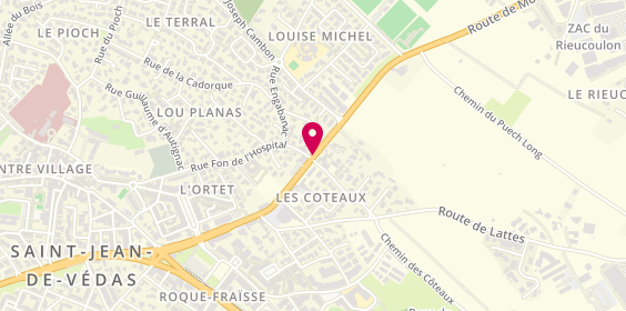 Plan de AUBRY Thomas, 23 Route de Montpellier, 34430 Saint-Jean-de-Védas