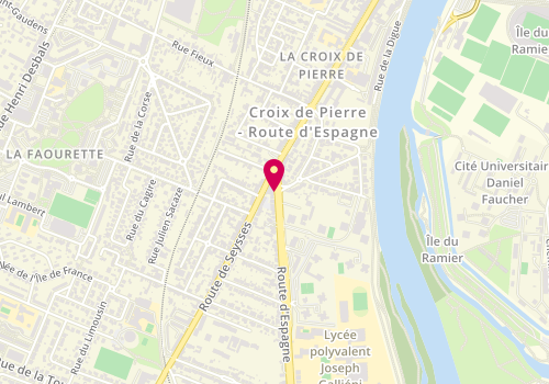 Plan de ZANIN Corinne, 6 Route d'Espagne, 31100 Toulouse