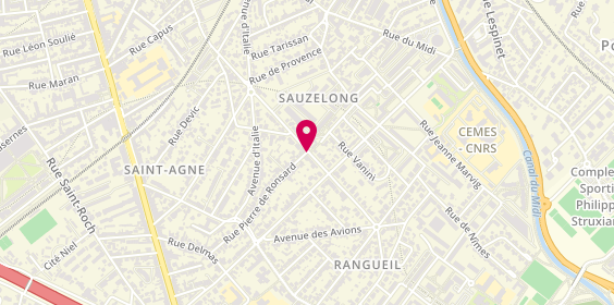 Plan de CLOS Anne-Lyz, 43 Avenue du Lauragais, 31400 Toulouse
