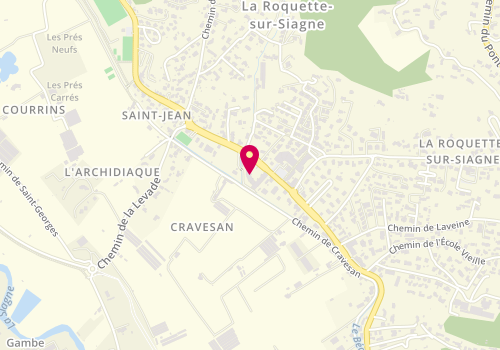 Plan de RECHER Claire, 955 Boulevard de la Republique, 06550 La Roquette-sur-Siagne