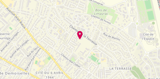 Plan de CRUNELLE Pascale, 41 Chemin de la Terrasse, 31500 Toulouse