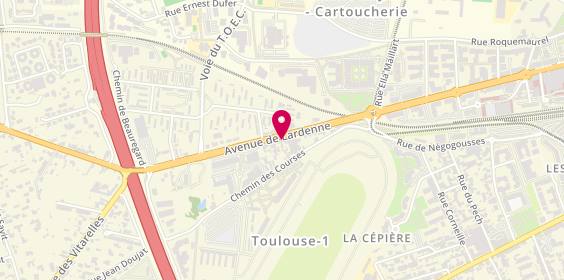 Plan de HEULINE Romain, 29 Avenue de Lardenne, 31100 Toulouse