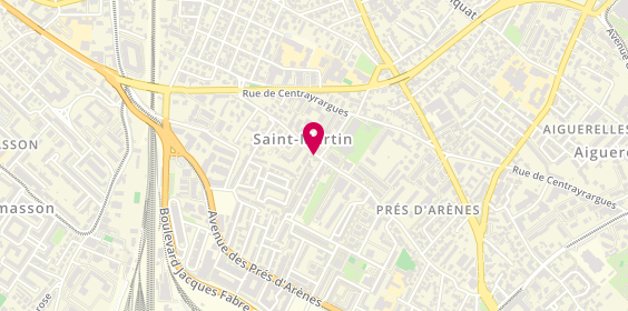 Plan de ANNANI Nabil, 526 Avenue Marechal Leclerc, 34070 Montpellier