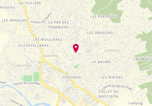 Plan de LESTRELIN Magali, 293 Boulevard de la Mourachonne, 06580 Pégomas