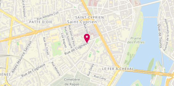 Plan de GARCIA Sylvie, 130 Rue de Cugnaux, 31300 Toulouse