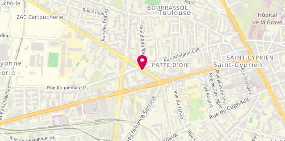 Plan de LANNES Joëlle, 25 Avenue de Grande Bretagne, 31300 Toulouse