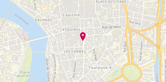 Plan de MOURIER Emilie, 2 Place Rouaix, 31000 Toulouse