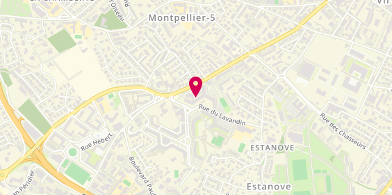 Plan de LARUFFA Guy, Rue de l'Escoutadou, 34070 Montpellier