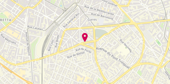 Plan de DESPAUX Muriel, 37 Boulevard Rabelais, 34000 Montpellier