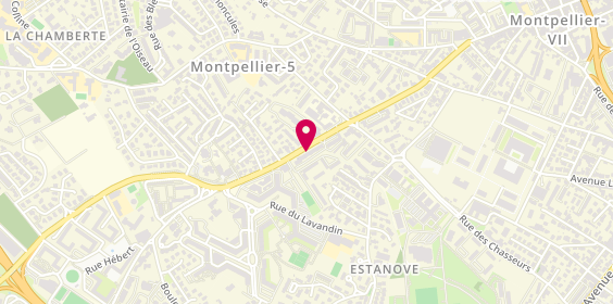 Plan de GEORGEL Anaïs, 57 Route de Laverune, 34070 Montpellier