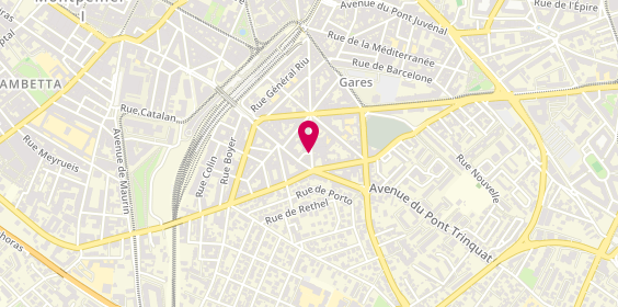 Plan de CORP Alice, 46 Rue Henri René, 34000 Montpellier