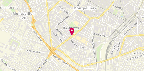 Plan de JOMIN Cédric, 30 Avenue Clemenceau, 34000 Montpellier