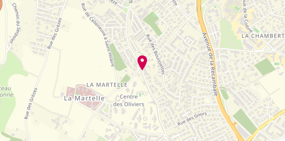 Plan de LAUZE Marie Pierre, 6 Rue Bougainvillees, 34070 Montpellier
