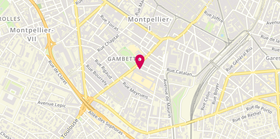 Plan de HENON KOSCIANSKI Catherine, 6 Rue de Bercy, 34000 Montpellier