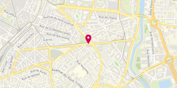Plan de COURNAC Christophe, 78 Boulevard de Strasbourg, 34000 Montpellier