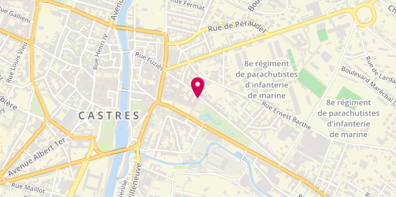Plan de VALLET Marlène, 5 Avenue Charles de Gaulle, 81100 Castres