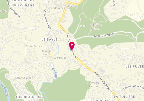 Plan de Lê VAN Claude, 365 Route de Cannes, 06810 Auribeau-sur-Siagne