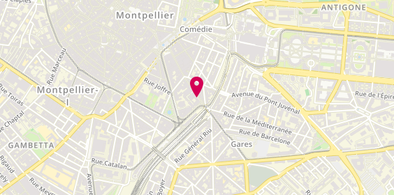 Plan de BONTE Sophie, 22 Rue de Verdun, 34000 Montpellier