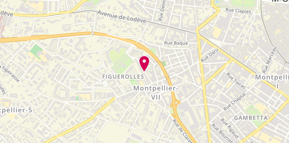 Plan de BONAL Annick, 22 Rue Tour Gayraud, 34070 Montpellier