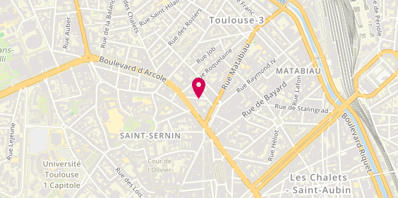 Plan de GOUSSELOT Anne-Laure, 8 Rue Joseph Bosc, 31000 Toulouse