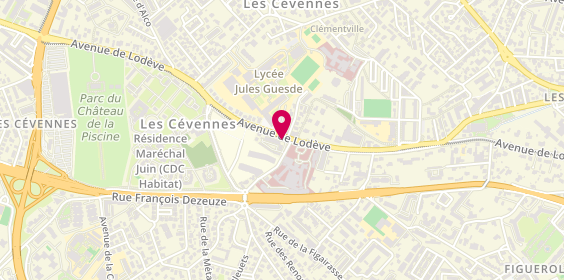 Plan de ESCOBAR Marie José, 121 Avenue de Lodeve, 34070 Montpellier