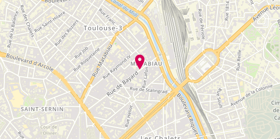 Plan de CHOCQUE FERNANDES Hélène, 55 Rue Bayard, 31000 Toulouse