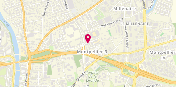 Plan de BOGDANOWITCH Catherine, 8 Rue Edouard Vii, 34000 Montpellier