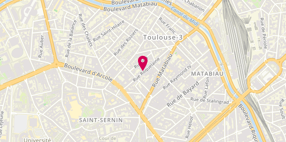 Plan de SILLAS Olivier, 25 Rue Roquelaine, 31000 Toulouse