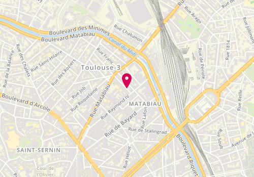 Plan de ROSSIT Magali, 8 Rue Sainte Marthe, 31000 Toulouse