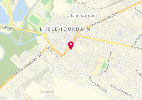 Plan de LEVEQUE Carine, 10 Boulevard Armand Praviel, 32600 L'Isle-Jourdain