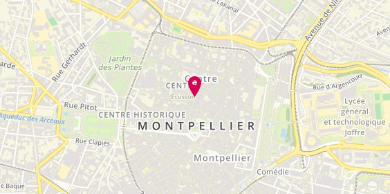 Plan de COLIN Yann, 19 Rue de l'Universite, 34000 Montpellier