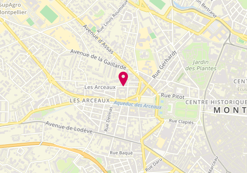 Plan de SICARD Anne Marie, 9 Bis Rue Marcel de Serres, 34000 Montpellier