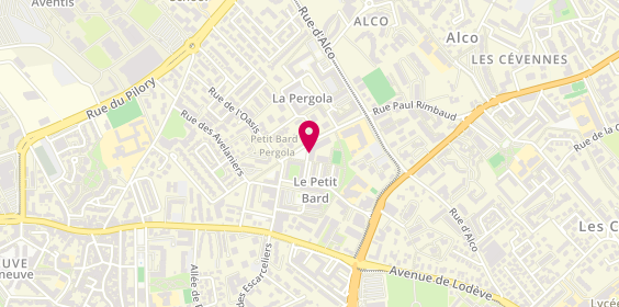 Plan de LACOTTE Eléonore, 10 Rue des Soldanelles, 34080 Montpellier
