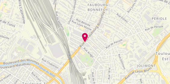 Plan de MARTY Julie, 32 Rue Faubourg Bonnefoy, 31500 Toulouse