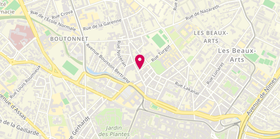 Plan de BOUSSEKSOU Rabah, 1 Rue Achille Bégé, 34090 Montpellier