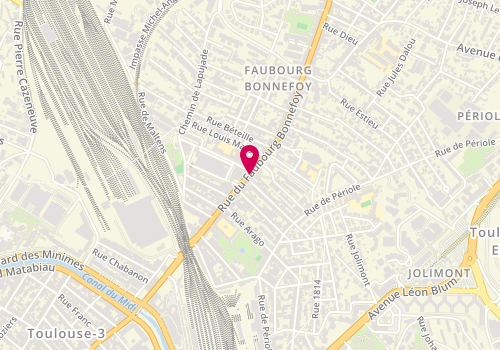 Plan de VERDIE Marielle, 44 Rue du Faubourg Bonnefoy, 31500 Toulouse