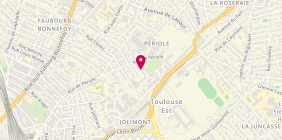 Plan de RUAU Guillaume, 43 Rue Monserby, 31500 Toulouse