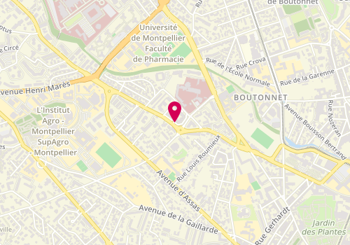 Plan de PEREZ Marie Eve, 412 Avenue du Pere Soulas, 34090 Montpellier