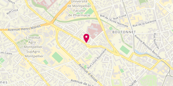 Plan de ABELA Coralie, 412 Avenue du Pere Soulas, 34090 Montpellier