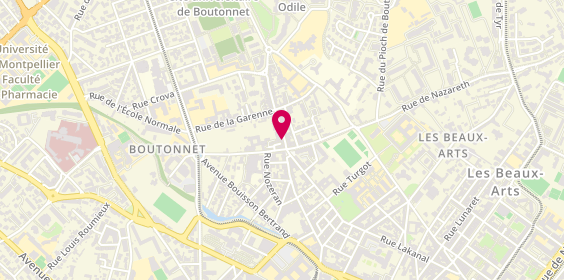 Plan de HERAN Séverine, 59 Rue du Faubourg Boutonnet, 34000 Montpellier