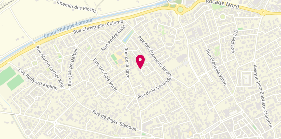Plan de BERTRAND Christine, 141 Rue de la Tramontane, 34130 Mauguio