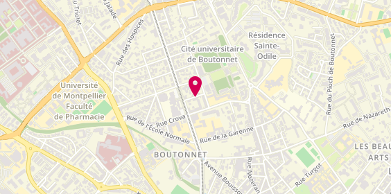 Plan de BES Sophie, 2 Bis Rue Martin Choisy, 34090 Montpellier