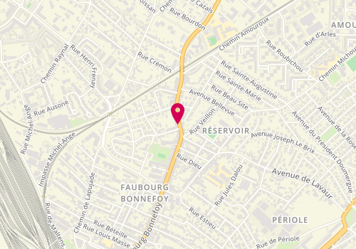 Plan de BENBEDRA Fatima Zohra, 205 Rue du Faubourg Bonnefoy, 31500 Toulouse