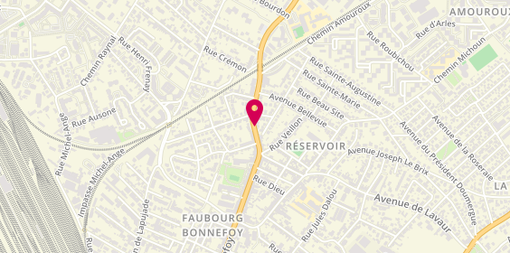 Plan de CASSEDE Marie, 144 Rue du Faubourg Bonnefoy, 31500 Toulouse