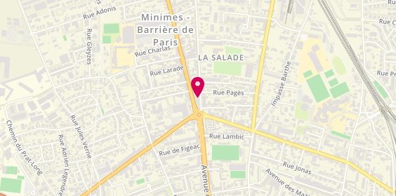 Plan de MILESI Laure, 15 Avenue de Fronton, 31200 Toulouse