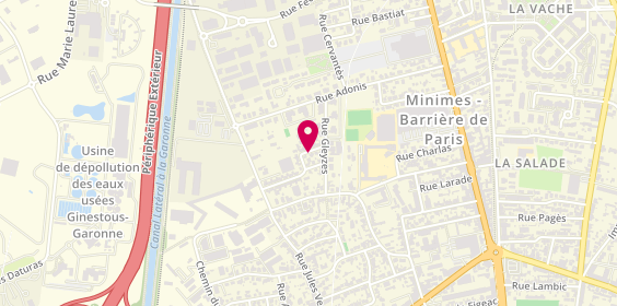 Plan de Rolland Marie-Odile, 4 Rue des Sapins, 31200 Toulouse