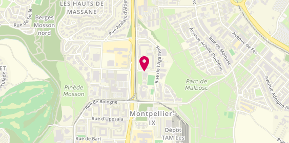 Plan de MESSIET Pascal, 22 Rue de l'Agenais, 34080 Montpellier